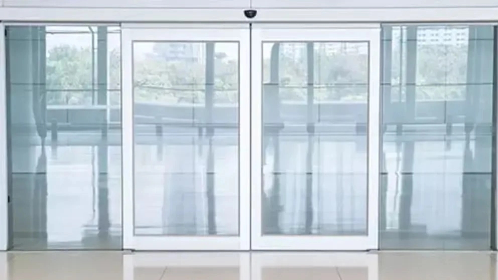 What is the function of the automatic door?